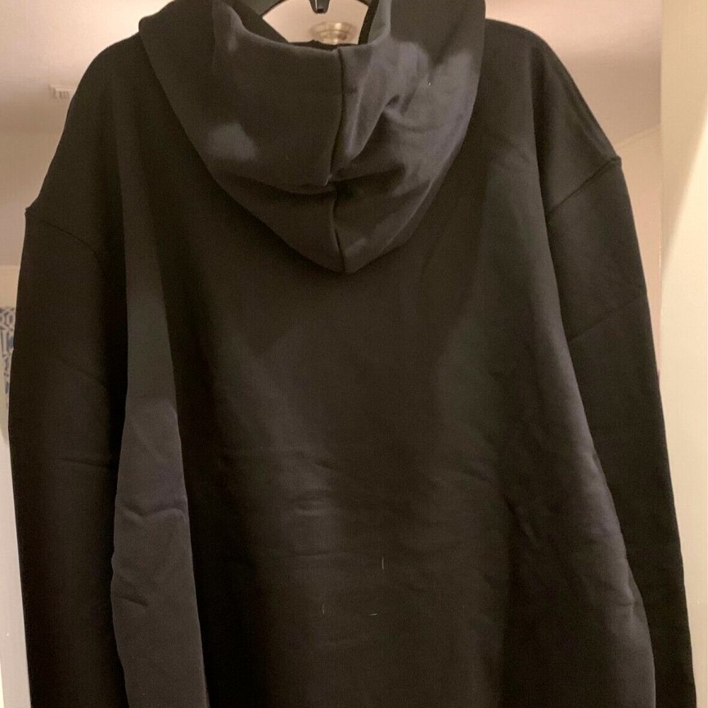 AMIRI MA BAR LOGO Embroidered Hoodie Black Size L New 100% Cotton - Picture 14 of 14